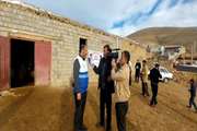 بازدید مدیر کل دامپزشکی استان از اجرای اردوی جهادی در روستاهای کم برخوردار شهرستان مهاباد  